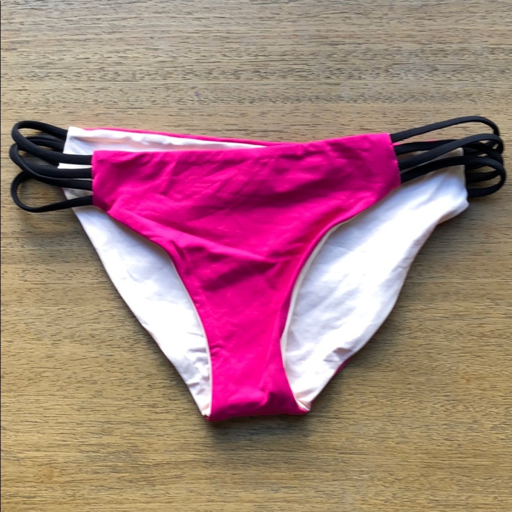 L*space Reversible Pink Bikini Bottoms